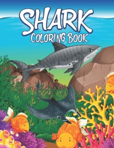 Cover for Platinum Press · Shark Coloring Book (Paperback Book) (2019)