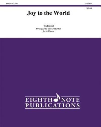 Cover for David Marlatt · Joy to the World (Sheet music) (2016)