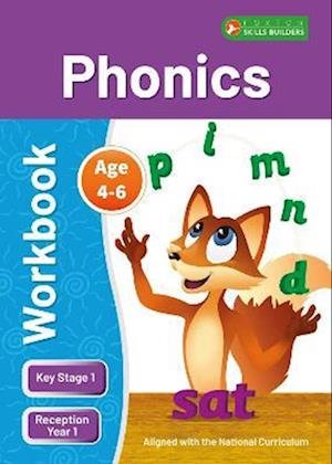 Cover for Foxton Books · KS1 Phonics Workbook for Ages 4-6 (Reception - Year 1) Perfect for learning at home or use in the classroom - Foxton Skills Builders (Paperback Bog) (2022)