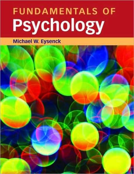 Cover for Eysenck, Michael (Royal Holloway, University of London, UK) · Fundamentals of Psychology (Paperback Book) [3 Rev edition] (2008)