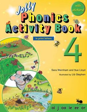 Cover for Sue Lloyd · Jolly Phonics Activity Book 4 (In Print Letters) (Taschenbuch) (2012)