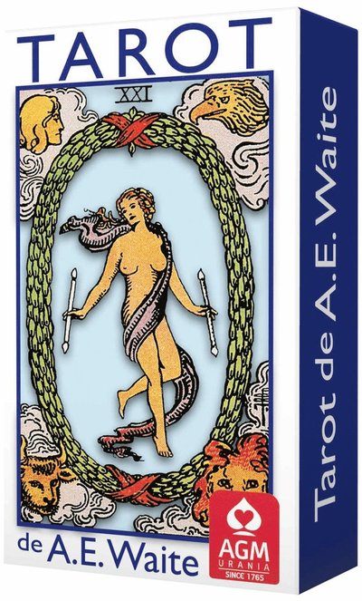 Cover for Waite Arthur Edward · A.E. Waite Tarot Pocket Blue Edition PT (Oracle cards) (2023)