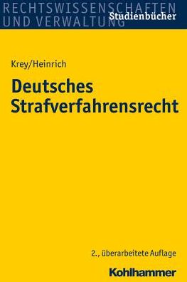 Cover for Krey · Deutsches Strafverfahrensrecht (Bok) (2018)