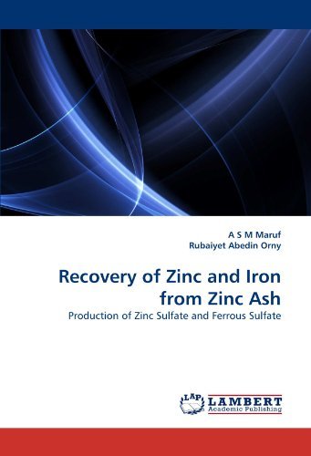 Cover for Rubaiyet Abedin Orny · Recovery of Zinc and Iron from Zinc Ash: Production of Zinc Sulfate and Ferrous Sulfate (Pocketbok) (2010)
