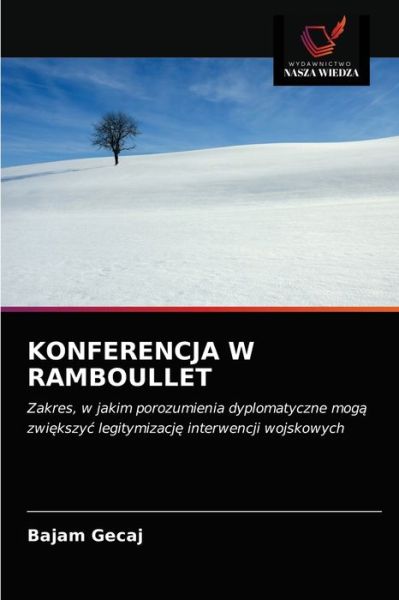 Cover for Bajam Gecaj · Konferencja W Ramboullet (Pocketbok) (2021)