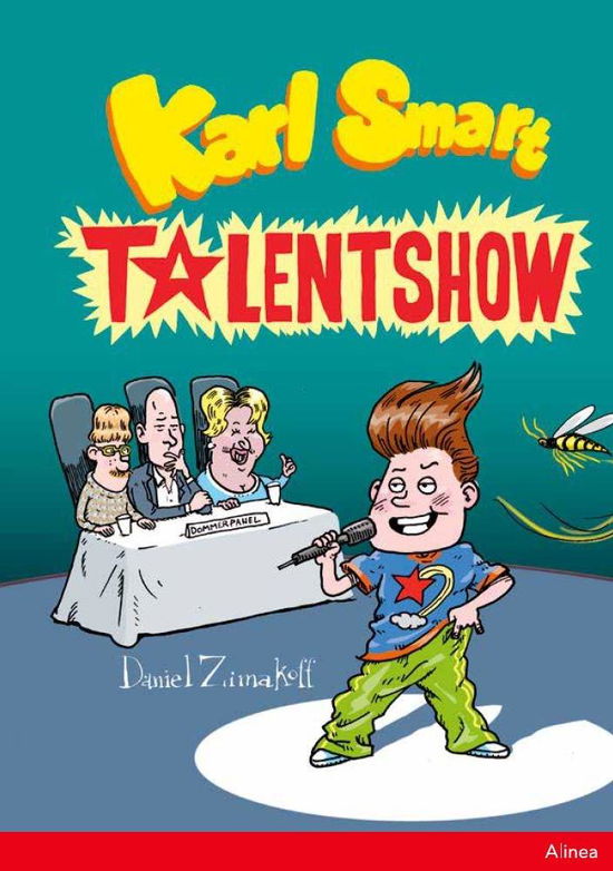 Cover for Daniel Zimakoff · Læseklub: Karl Smart - Talentshow, Rød Læseklub (Innbunden bok) [1. utgave] (2021)