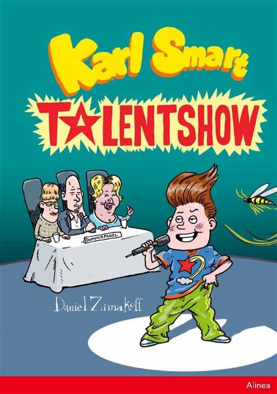 Cover for Daniel Zimakoff · Læseklub: Karl Smart - Talentshow, Rød Læseklub (Indbundet Bog) [1. udgave] (2021)