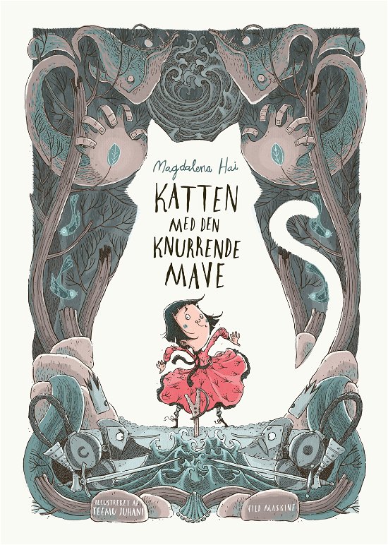 Cover for Magdalena Hai; Teemu Juhani · Katten med den knurrende mave (Inbunden Bok) [1:a utgåva] (2021)