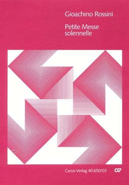 Cover for Rossini · Petite Messe sol.KA.CV40.650/03 (Buch)