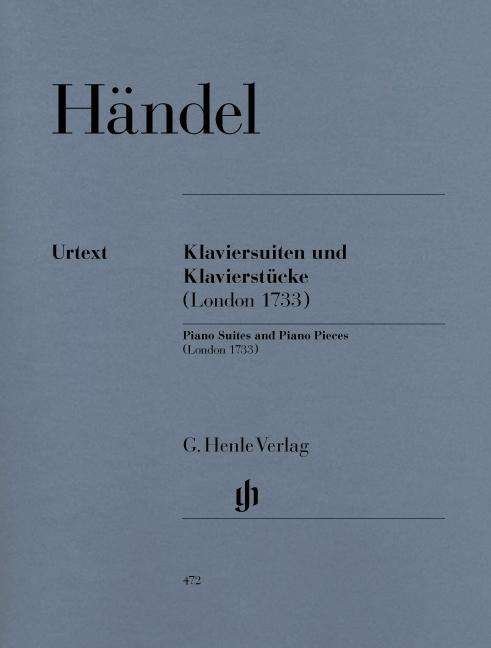 Cover for G.F. Händel · Kl.suiten u.Klavierst.HN472 (Bog) (2018)