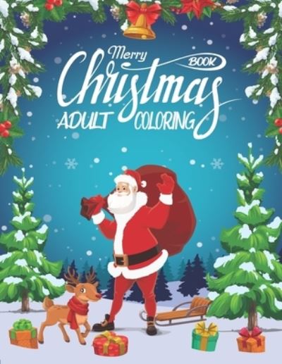 Cover for Tatus Brinal · Merry Christmas Adult Coloring Book (Paperback Book) (2020)