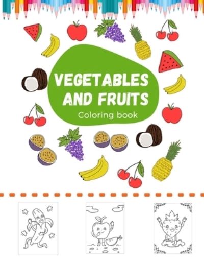 Cover for Sankara · Vegetables and fruits Coloring book (Paperback Book) (2021)