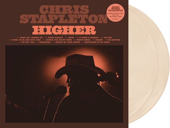 Cover for Chris Stapleton · Higher (Indie Exclusive Vinyl) (LP) [Indie White Vinyl edition] (2023)