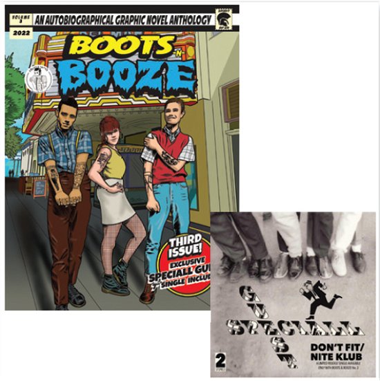Cover for Boots-n-booze · Comic with the Speciall Guest 7&quot; (Bog) (2022)