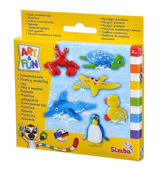 Art & Fun Zwem Klei Zeedieren - Simba - Merchandise - Simba Toys - 4006592077730 - 23. April 2022
