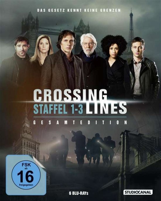 Cover for Sutherland,donald / Fichtner,william · Crossing Lines / staffel 1-3/gesamtedition (Blu-ray) (2018)