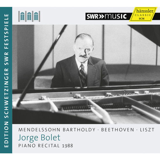 Cover for Mendelssohn / Beethoven / Liszt · Jorge Bolet Piano Recital 1988 (CD) (2014)