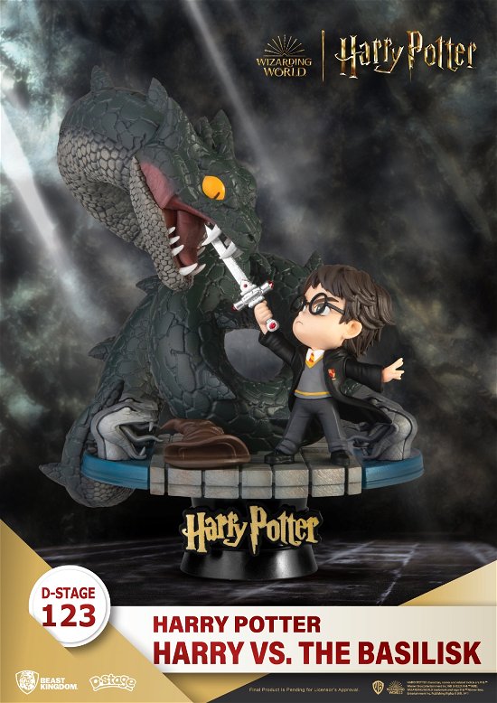 Harry Potter D-Stage PVC Diorama Harry vs. the Bas - Harry Potter - Produtos - BEAST KINGDOM - 4711203448730 - 25 de fevereiro de 2023