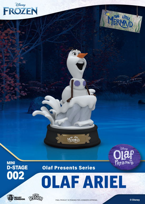 Disney Olaf Presents Olaf Ariel Minidstage Figure - Disney - Mercancía - BEAST KINGDOM - 4711203451730 - 20 de agosto de 2023