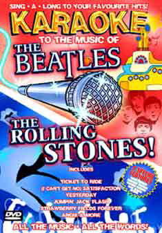 Cover for Aa.vv. · Karaoke to the Music of the Beatles &amp; Stones (DVD) (2003)