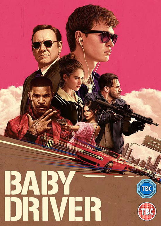 Cover for Baby Driver (DVD) (2017)