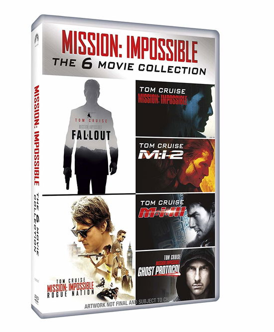 Cover for Alec Baldwin,emmanuelle Beart,tom Cruise,danny Elfman,rebecca Ferguson,michael Giacchino,brendan Gleeson,philip Seymour Hoffman,josh Holloway,thandie Newton,simon Pegg,vanessa Redgrave,jeremy Renner,jean Reno,ving Rhames,keri Russell,dougray Scott,kr · Mission Impossible Collection (DVD) (2018)