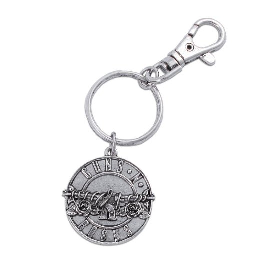Guns N' Roses Keychain: Disc Logo (Die-cast Relief) - Guns N' Roses - Merchandise -  - 5056170644730 - 