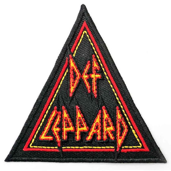 Def Leppard Standard Woven Patch: Tri-Logo - Def Leppard - Koopwaar -  - 5056368603730 - 