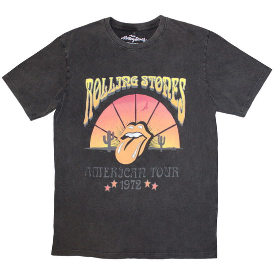 The Rolling Stones · The Rolling Stones Unisex Stone Wash T-Shirt: Desert '72 (T-shirt) [size M] (2024)