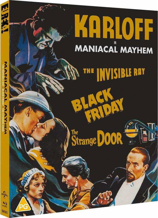 Maniacal Mayhem - Boris Karloff Collection Limited Edition - MANIACAL MAYHEM Eureka Classics  Bluray - Film - Eureka - 5060000704730 - 17. oktober 2022