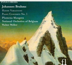 Cover for Brahms / Mangova / National Orch Belgium / Weller · Haydn Variations &amp; Piano Concerto 1 (CD) (2011)