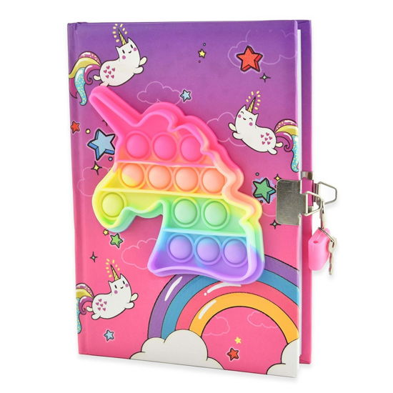 Robetoy · Pop Push Diary - Unicorn (19 Cm) (16073) (Spielzeug)