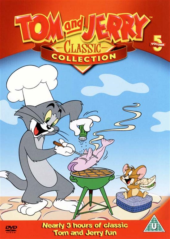 Cover for Tom and Jerry Classic Collection  Volume 5 DVD 2004 DVD 2004 Tom An... (DVD) (2004)
