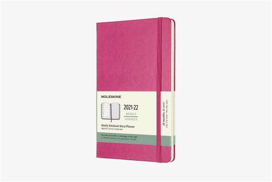 Cover for Moleskine · Moleskine 2022 18-Month Weekly Large Hardcover Notebook: Bougainvillea Pink (Buch) (2021)