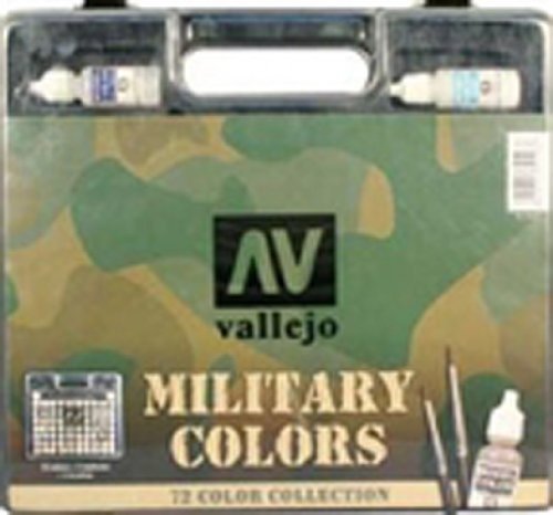 70173 - Farb-set - Model-color - Militaerfarben - 74x17 Ml - Vallejo - Muu - Acryicos Vallejo, S.L - 8429551701730 - 