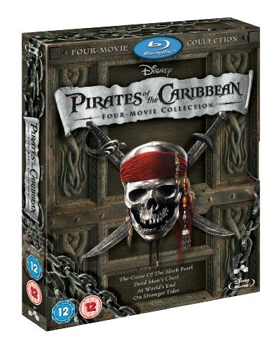 Pirates Of The Caribbean: Quadrilogy - Walt Disney Home Entertainment - Filmes - WALT DISNEY - 8717418316730 - 16 de setembro de 2013