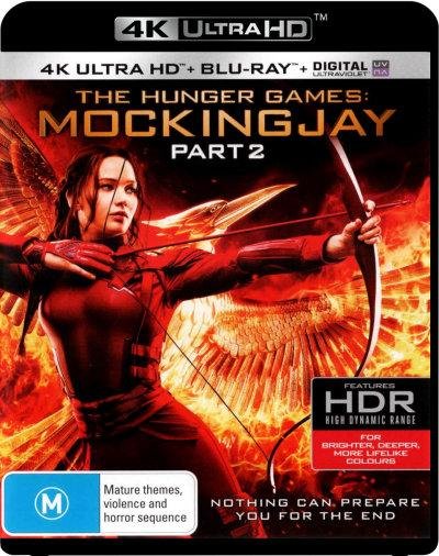 Cover for Hunger Games: Mockingjay Pt 2 (4K Ultra HD) (2016)