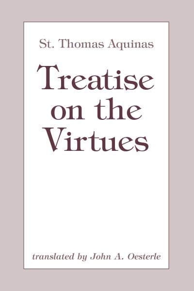 Cover for Thomas Aquinas · Treatise on the Virtues (N/A) (2022)