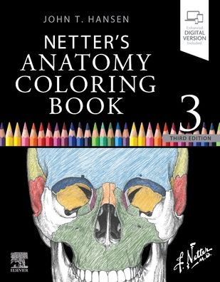 Cover for Hansen, John T. (Professor Emeritus, Neurobiology and Anatomy, Associate Dean for Admissions, University of Rochester School of Medicine and Dentistry, Rochester, New York, USA) · Netter's Anatomy Coloring Book - Netter Basic Science (Taschenbuch) (2021)