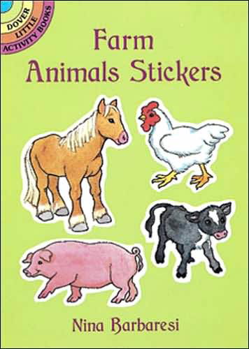 Farm Animals Stickers - Little Activity Books - Nina Barbaresi - Merchandise - Dover Publications Inc. - 9780486286730 - 1. februar 2000