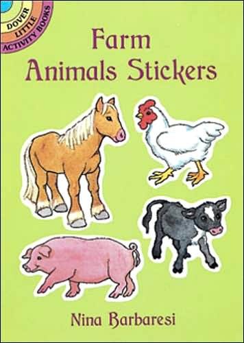 Farm Animals Stickers - Little Activity Books - Nina Barbaresi - Merchandise - Dover Publications Inc. - 9780486286730 - February 1, 2000