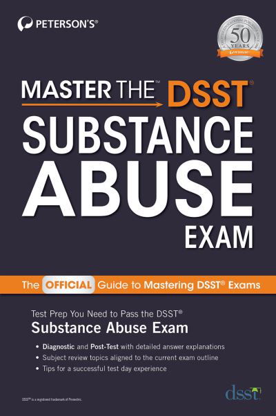 Cover for Peterson's · Master the DSST Substance Abuse Exam (Pocketbok) (2021)