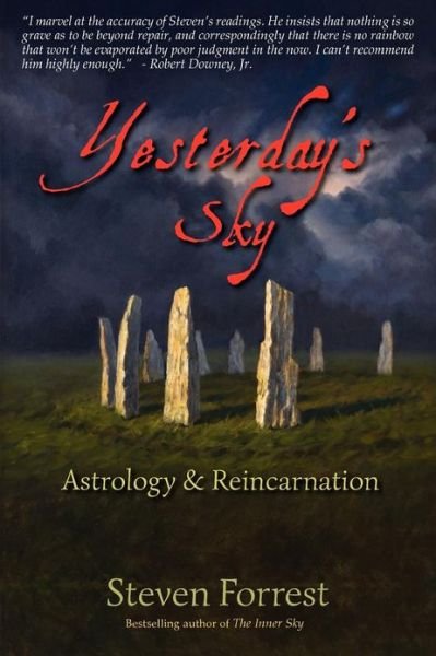 Cover for Steven Forrest · Yesterday's Sky: Astrology and Reincarnation (Paperback Book) (2012)