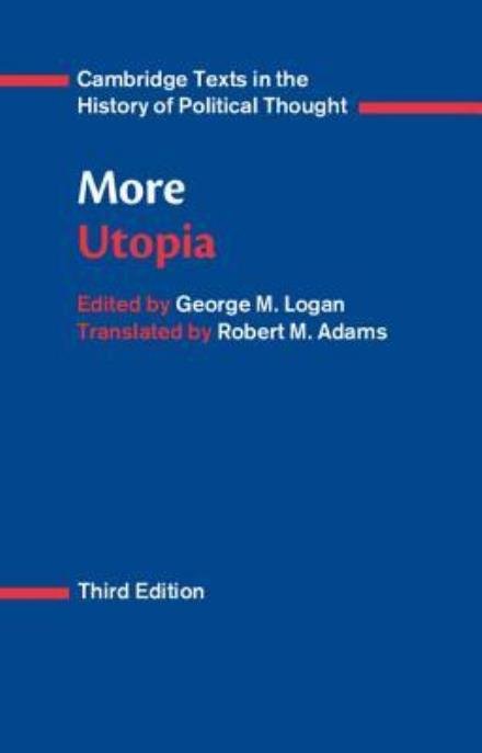 Cover for Thomas More · More: Utopia - Cambridge Texts in the History of Political Thought (Paperback Bog) [3 Revised edition] (2016)