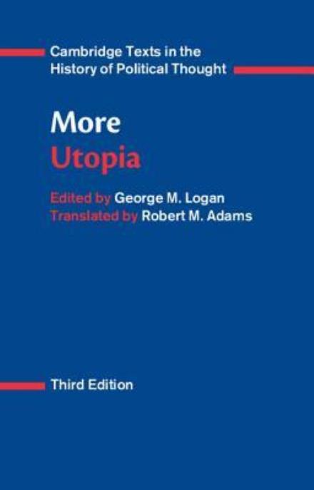 Cover for Thomas More · More: Utopia - Cambridge Texts in the History of Political Thought (Taschenbuch) [3 Revised edition] (2016)