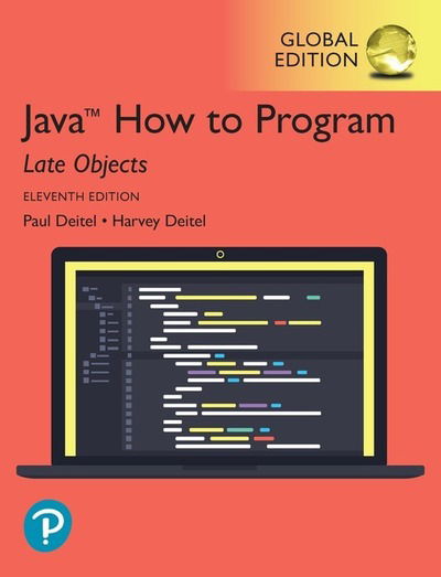 Cover for Paul Deitel · Java How to Program, Late Objects, Global Edition (Pocketbok) (2019)