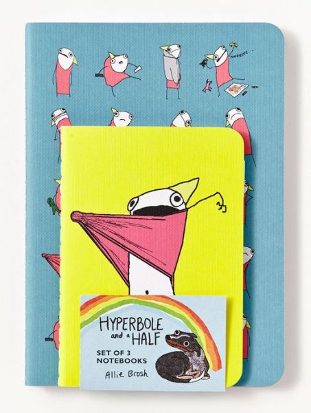 Cover for Allie Brosh · Hyperbole and a Half Notebooks (Set of 3) (Stationery) [Ntb edition] (2015)