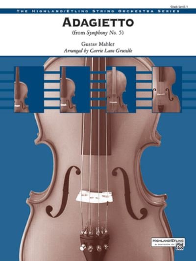 Cover for Gustav Mahler · Adagietto from Symphony No. 5 (Taschenbuch) (1997)