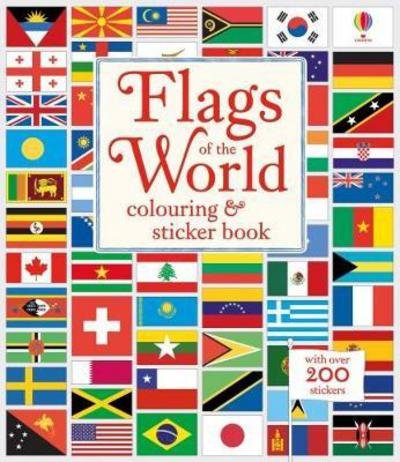 Flags of the World Colouring & Sticker Book - Susan Meredith - Livros - Usborne Publishing Ltd - 9781474941730 - 28 de dezembro de 2017