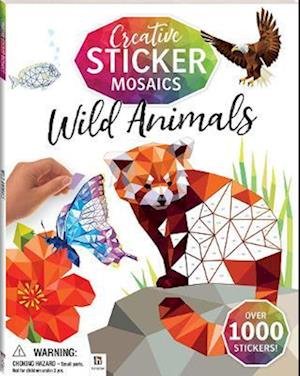 Cover for Hinkler Pty Ltd · Creative Sticker Mosaics: Wild Animals - Sticker Mosaics (Pocketbok) (2019)